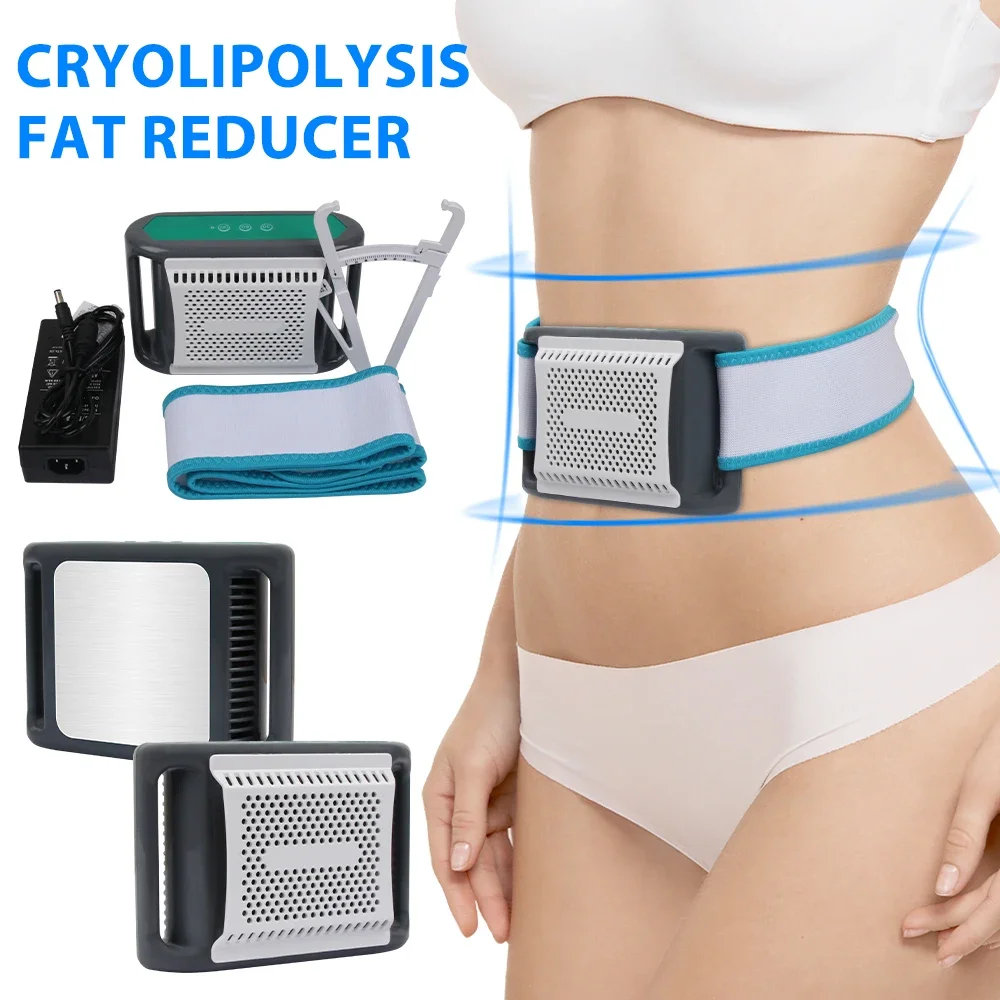 Fat Freezing Belly Burning Cryolipolysis Machine Remove Fat Belt Cryotherapy Body Slimming Losing Weight Anti-Cellulite Massage