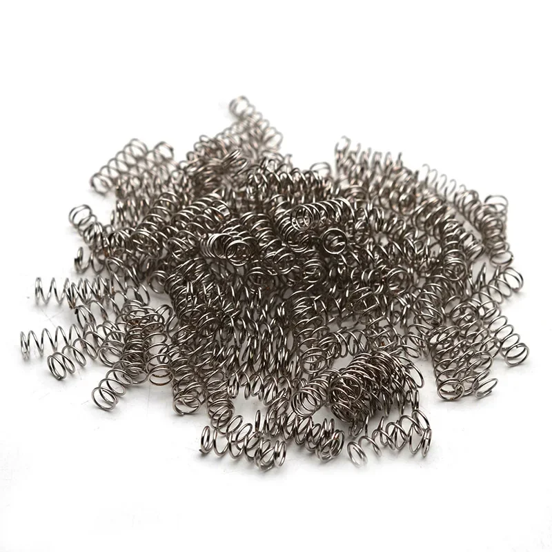 100Pcs Electric Guitar Pickup Adjust Height Springs Electric Guitar Bass Bridge Saddle Springs - 5.5X15MM Silver/Gold/Black image 3
