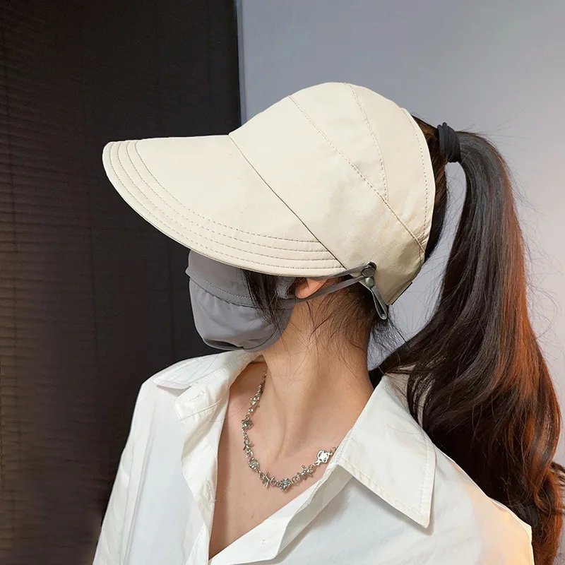 Hats for Women's New Sunshade and Sunscreen Hats 2024 Summer Cute Fisherman Hat Outdoor Fashion Duck Tongue Hat