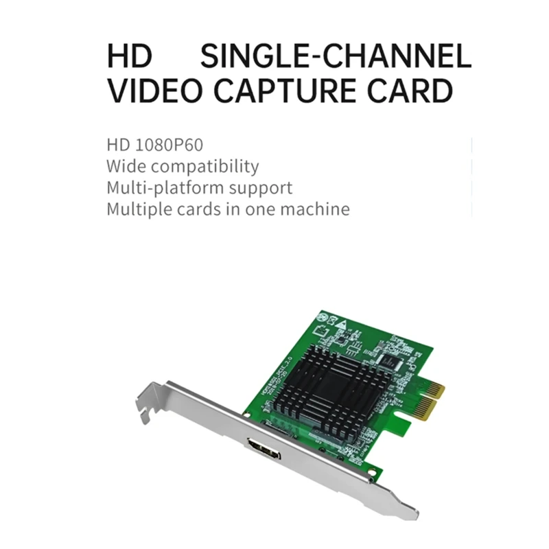 UC3250H PCIE 60fps No Lag 1080p Industry Machine Vision Game Live Streaming OBS Vmix -Compatible Capture Card Box-A14I