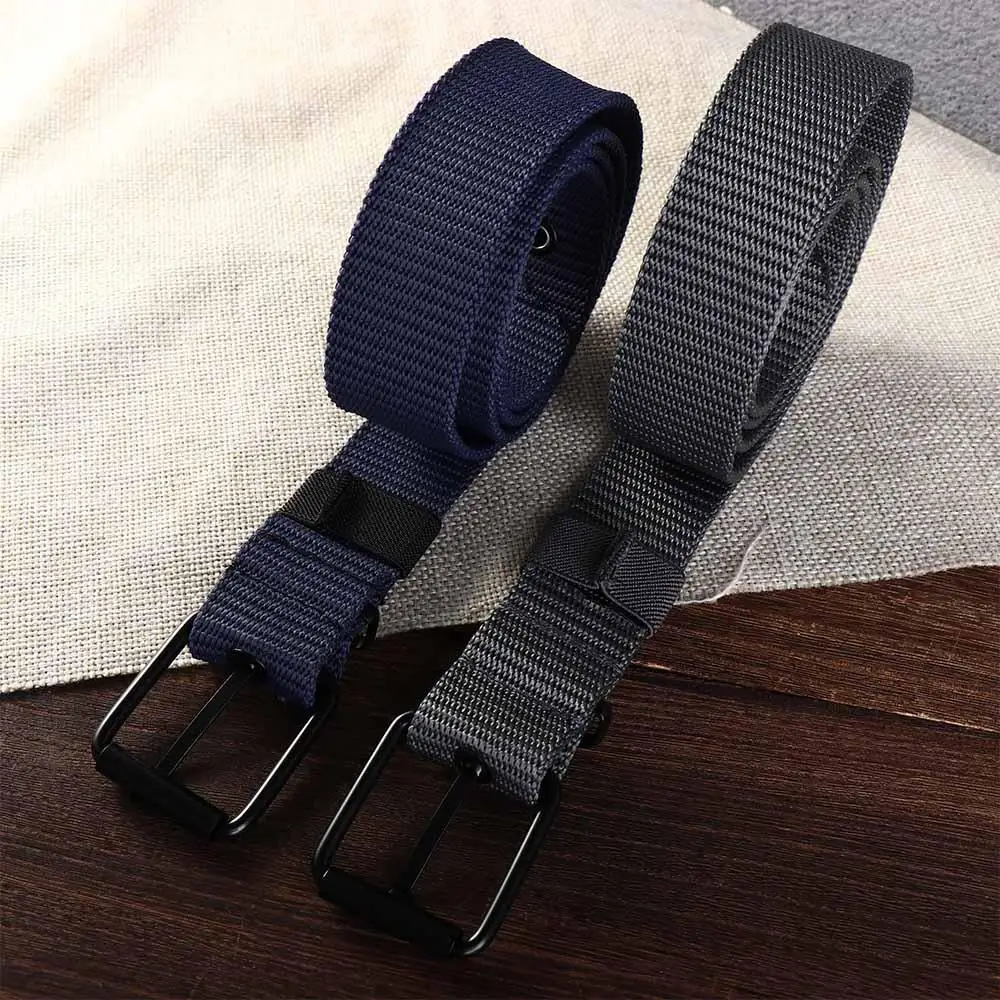 

Trendy Korean Youth For Women Hollow Belt Accessories Man Waistbands Nylon Korean Waist Strap Canvas Waist Belts