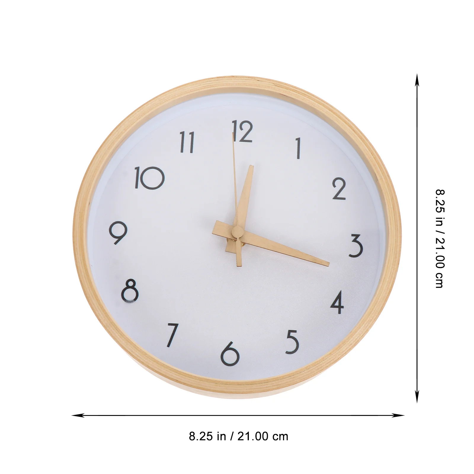 

Nordic Style Silent Wall Clock Wooden Hanging Decor For Living Room Bedroom Home Wall Art Decorative Operated Household