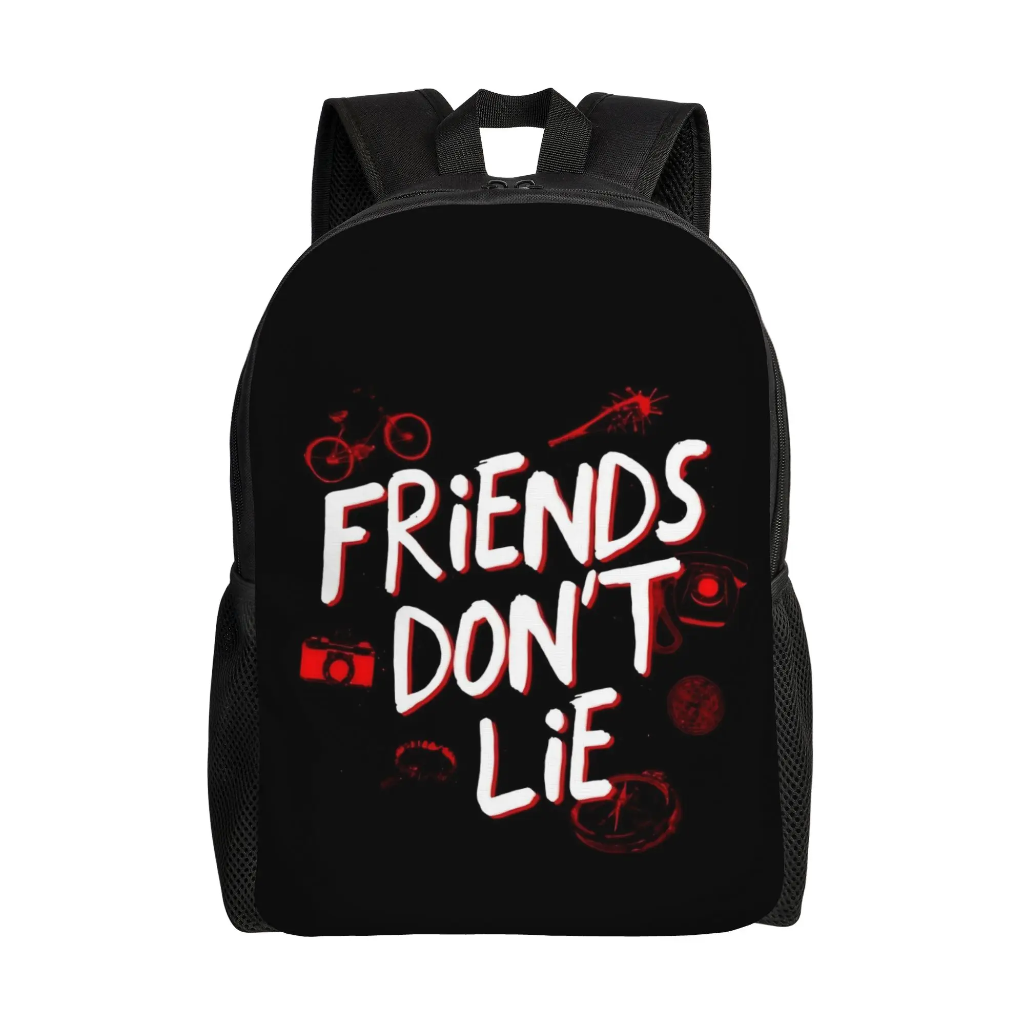 Back to school season Large Capacity Friends don't lie 8 Laptop Bag ST Unisex Schoolbag Backpack