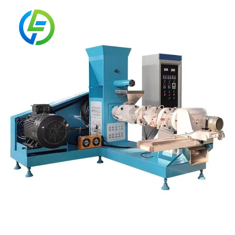 Customize Hot Sale Industrial Small Scale 500kg/h Food Extruder Chicken Shrimp 1-12mm Floating Fish Feed Machine