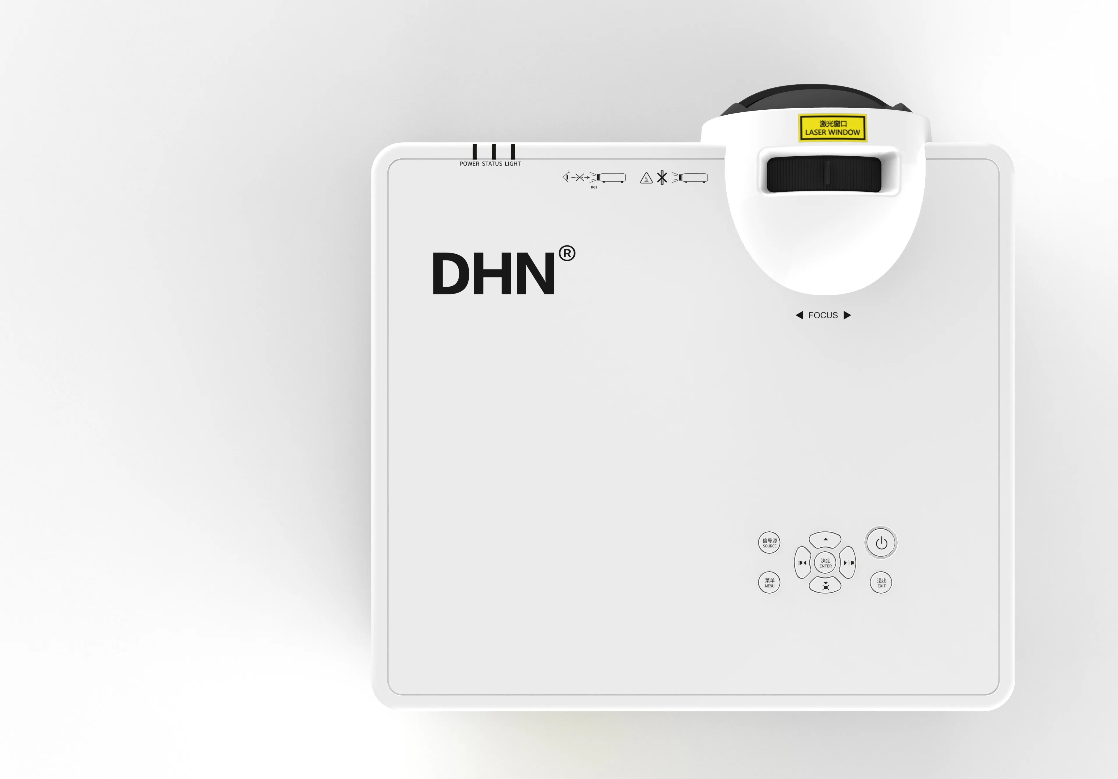 DHN-proyector láser DU600ST, 3LCD, 6000 lúmenes Ansi, compatible con aplicación 4k para Negocios y Exposiciones