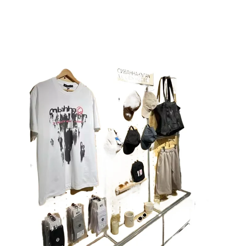 

Clothing store Zhongdao frame ocean plate multi-layer jewelry display stand aluminum profile shoe and hat display
