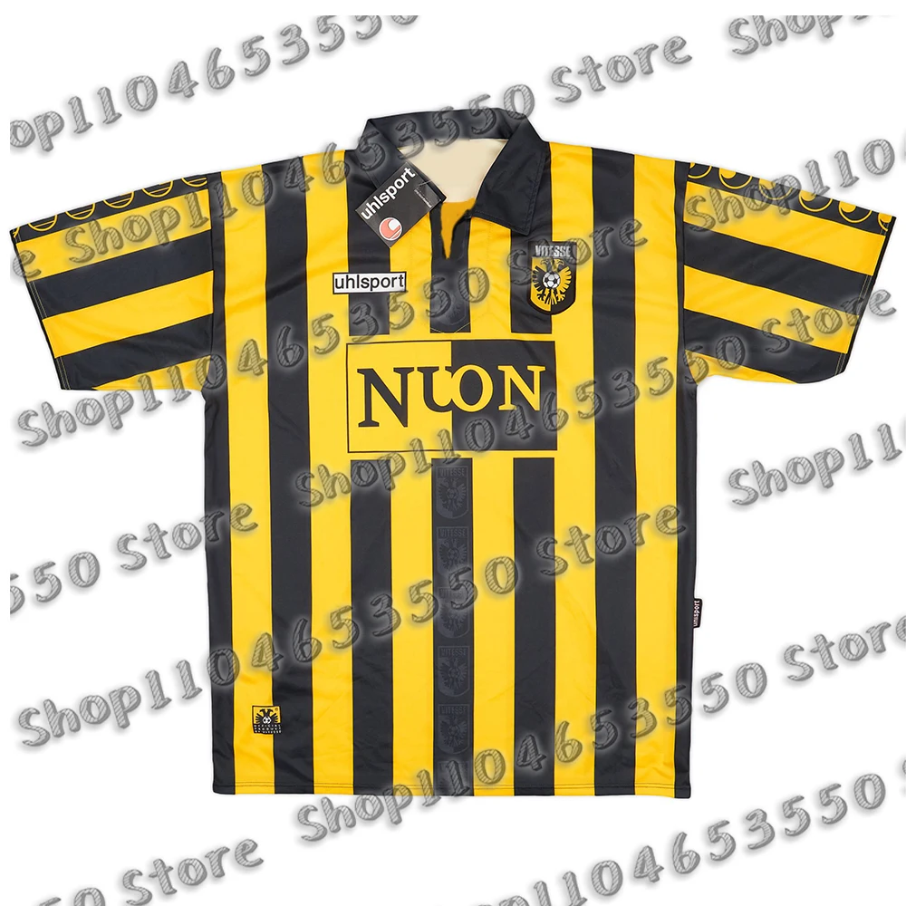 

2006-07 летние мужские новые поступления Vitesse Legea тренировочная рубашка с 3D принтом и v-образным вырезом футбольная майка для детей/взрослых универсальный размер футболка