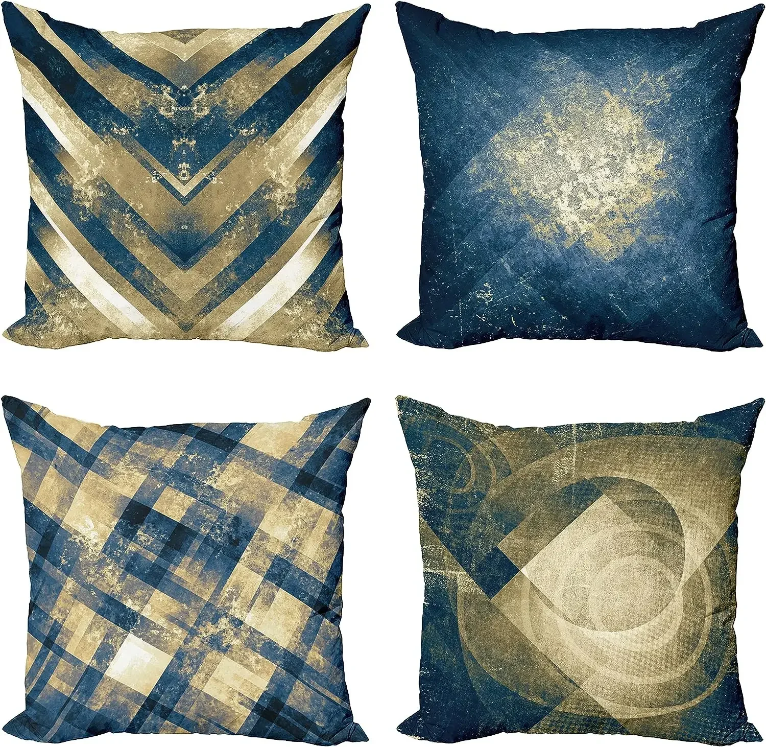 Modern Geometric round Decorative Pillow Cover Digital Printing Pillow Covers Decorative Home Sofa Cushion Cover