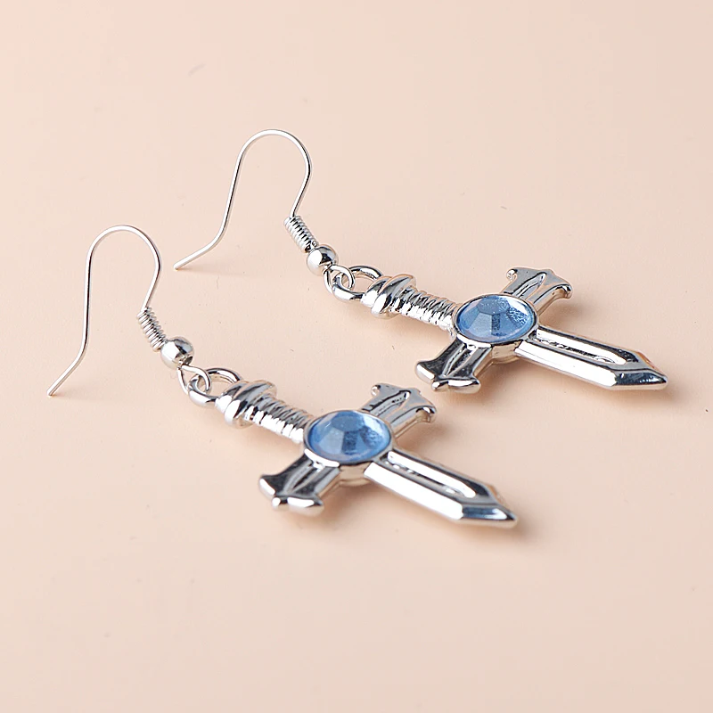 Hot Cross Necklaces Pendants Anime Cosplay Custome Metal Choker Necklace Women Men Jewelry Collier Femme 