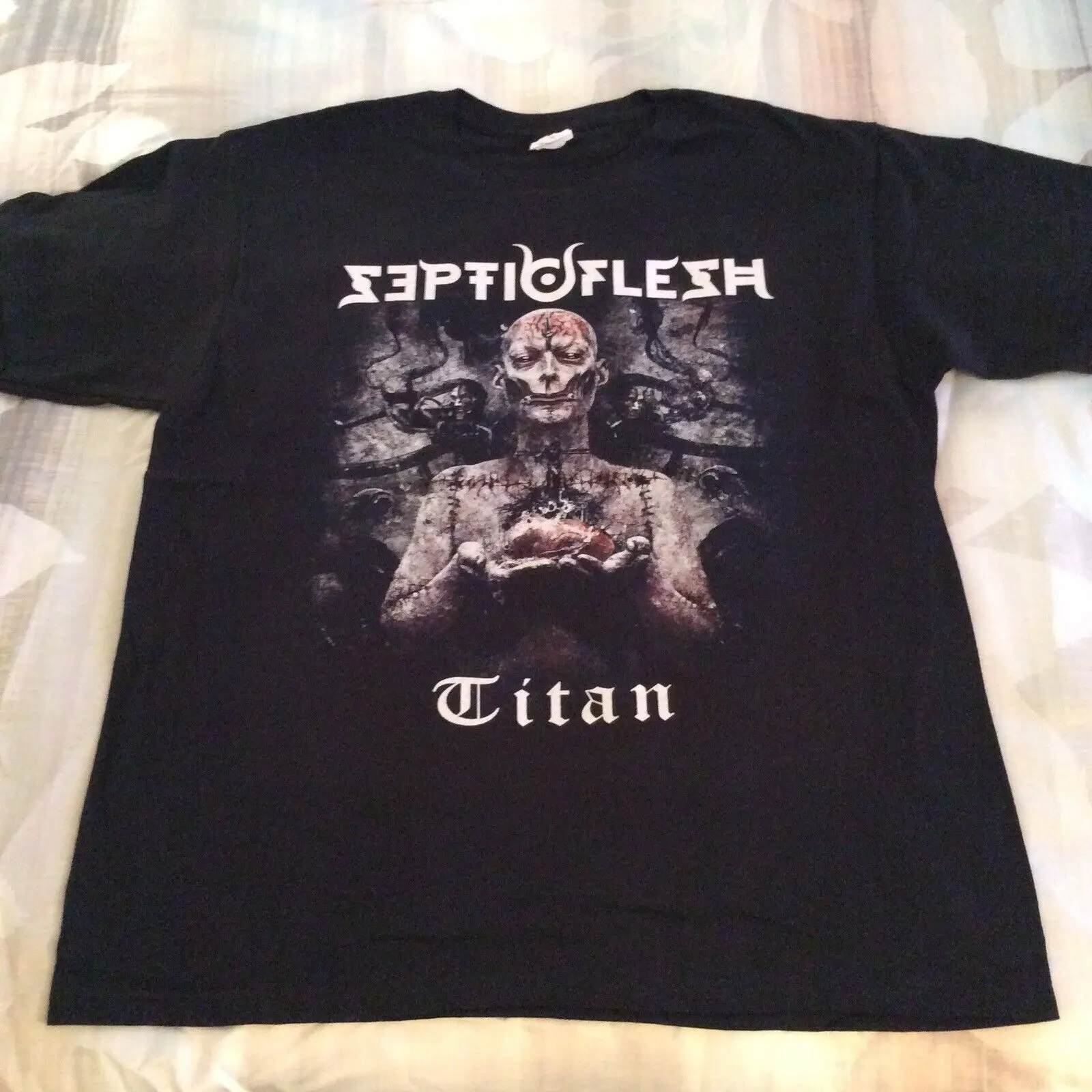 Septic Flesh Titan T Shirt Xl Azarath The Chasm Urgehal Urfaust Inquisition