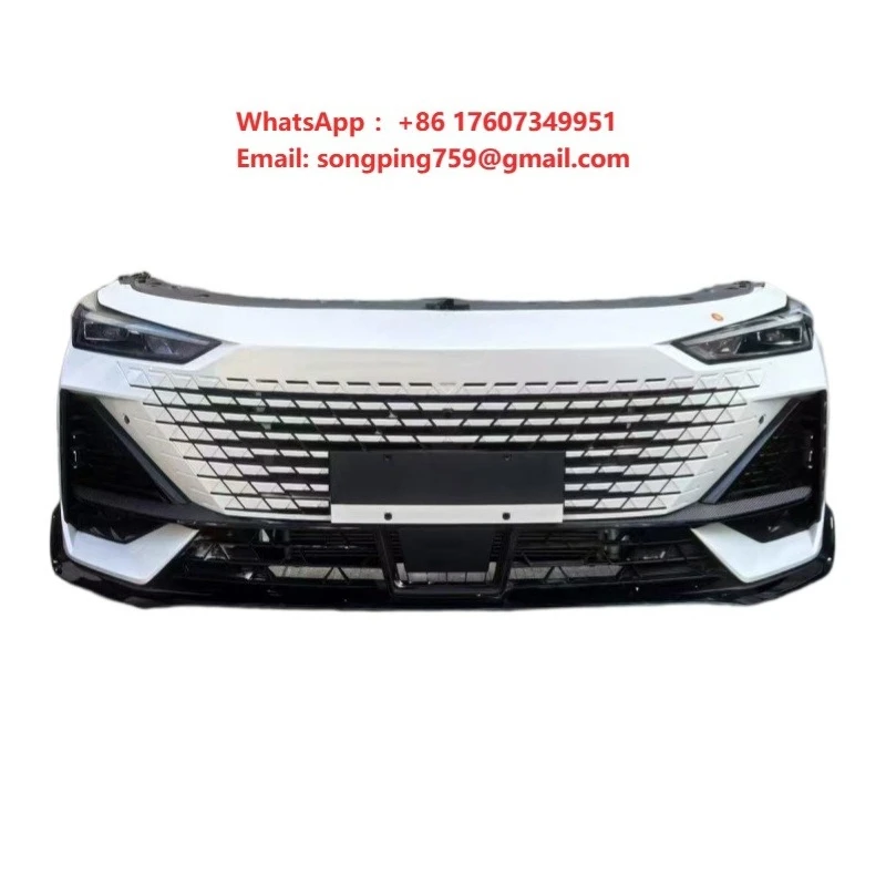 Complete Bumper Set for High-quality for Changan UNI-V with Radiator and Headlight Set, Including Parking Sensors