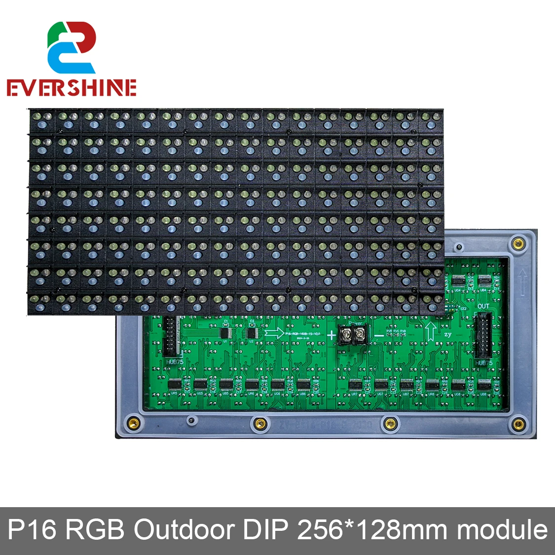 

LED Outdoor RGB P16 DIP Module 256*128mm Traffic High Speed Display 8000 Brightness Full Color Matrix Display Digital Billboard