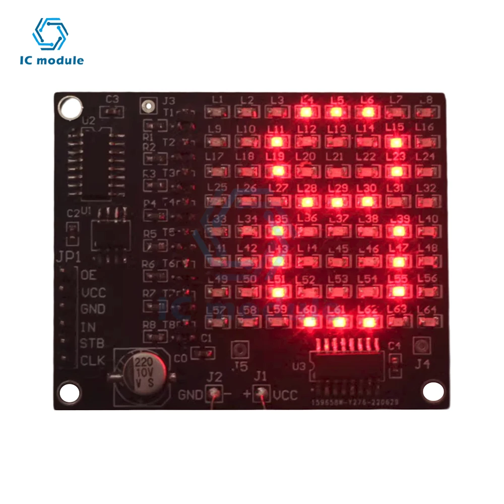 Рисунок 4 - 64LED/256LED красный дисплей светодиодный