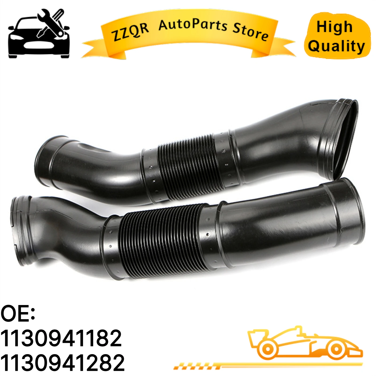 1130941182 1130941282 Left Right Air Intake Duct Hose For Mercedes Benz CL500 S500 S55 AMG W215 W220 M113 V8 5.0L 5.5L 2000-2006