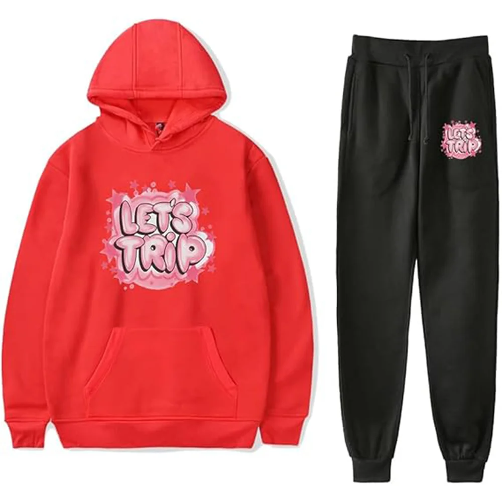 Sturniolo Triplets Hoodies Jogger Pants Two Piece Set Sweatshirts+Sweatpants Men Women's Set