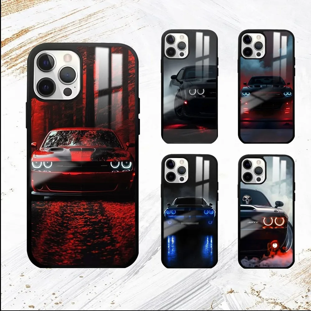 Dodge S-SRT Phone Case For iPhone 16 15 14 13 12 11 Pro Max Plus Mini PC Mirror Fashion  phone case