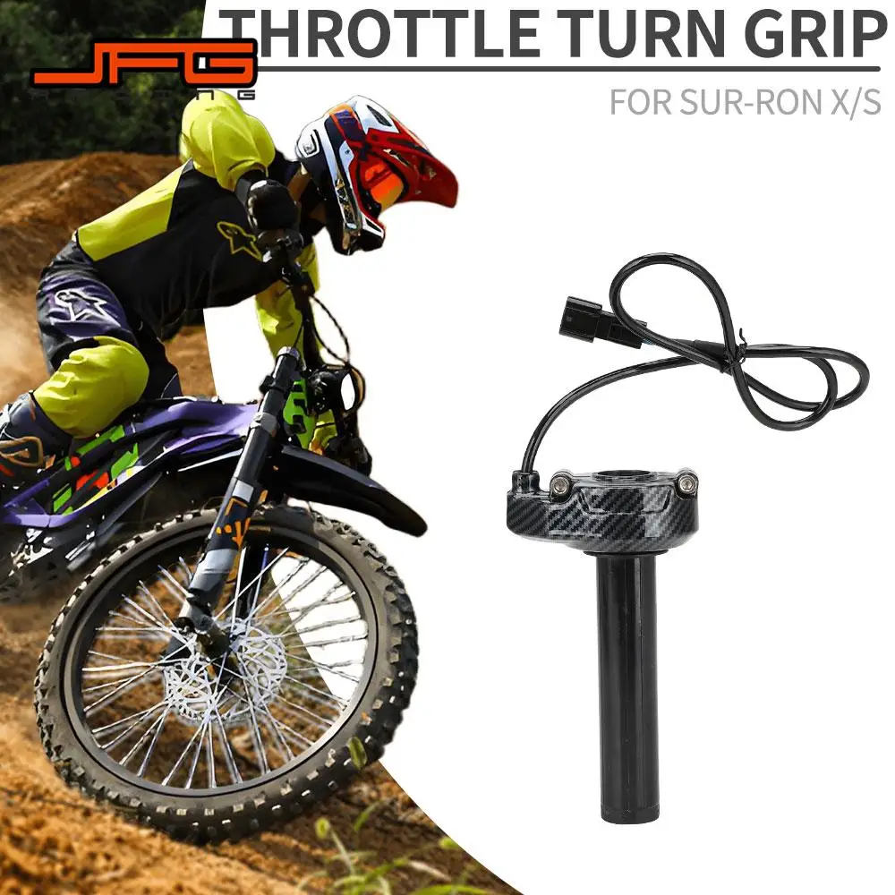 

Цветные аксессуары для мотоциклов из углеродного волокна, ручка дроссельной заслонки для электрического велосипеда Surron Surron Sur-Ron X/S Lightbee Light Bee S X