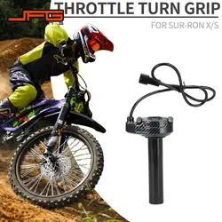 Carbon Fiber Color Motorcycle Accessories Throttle Turn Grip For Surron Sur ron Sur-Ron X/S Lightbee Light Bee S X Electric Bike
