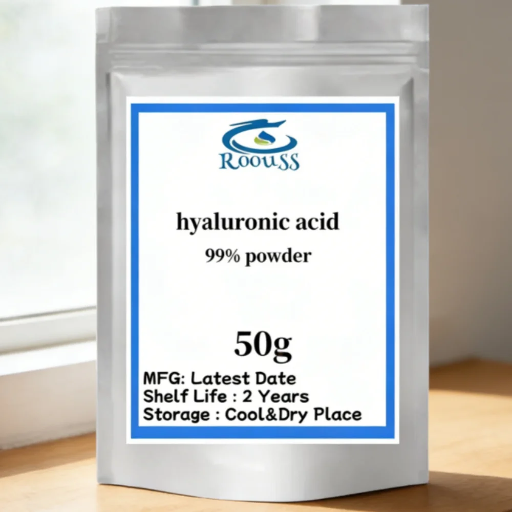 

Косметические материалы с высоким содержанием гиалуроновой кислоты (99%), порошок гиалуроновой кислоты, против морщин и старения, увлажняющий, бесплатная доставка.