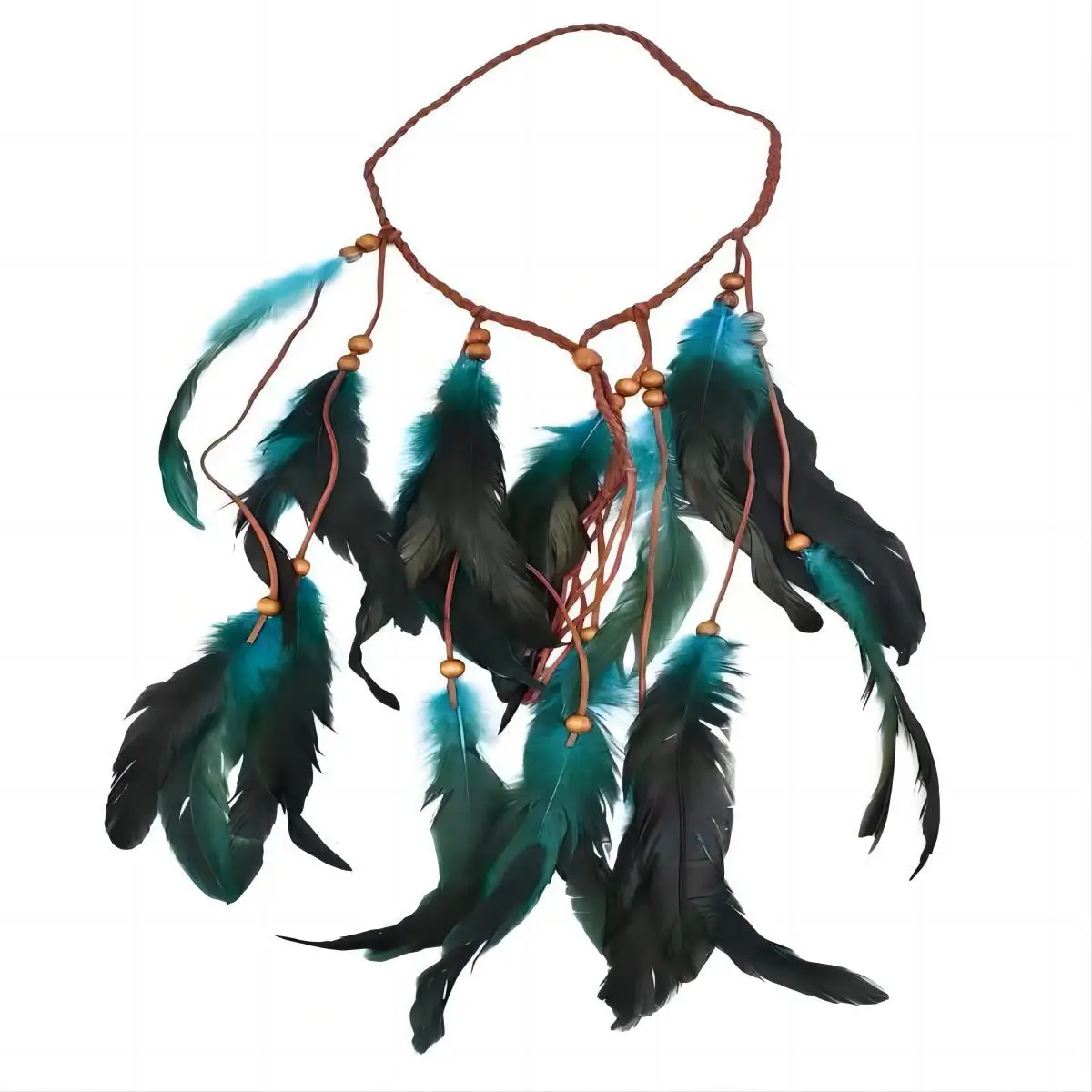 A bohemian feather Brazilian Carnival stage performance carnival Indian tassels tourist headgear headband