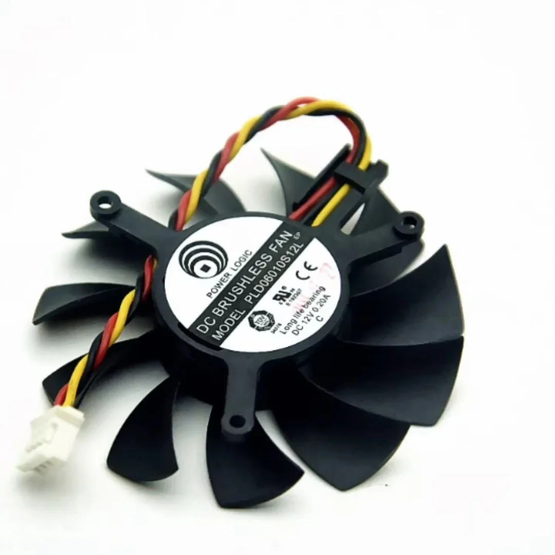 6010 12V PLD06010S12L 0.20A two-wire/three-wire computer industrial control motherboard graphics card fan 6CM fan