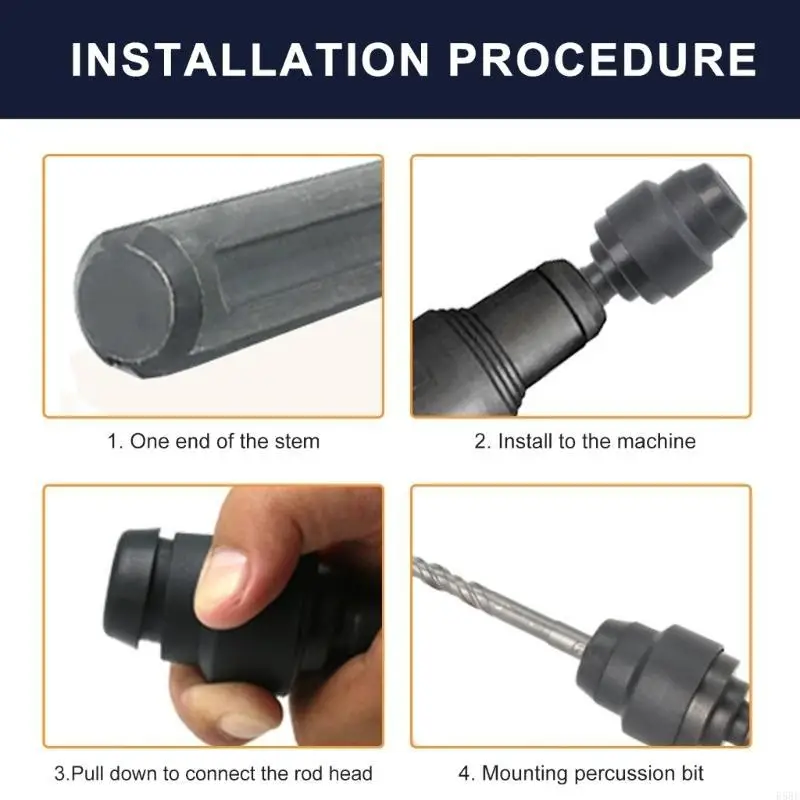 

E5BE Chucks Adapter Drill Bit Converters Hammer Drill Tool Connecting Power Tool