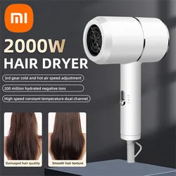 Xiaomi 2000W Hair Dryer Negative Lonic Blow No Harm To Hair High-speed Electric Turbine Airflow Constant Temperature Hair Care