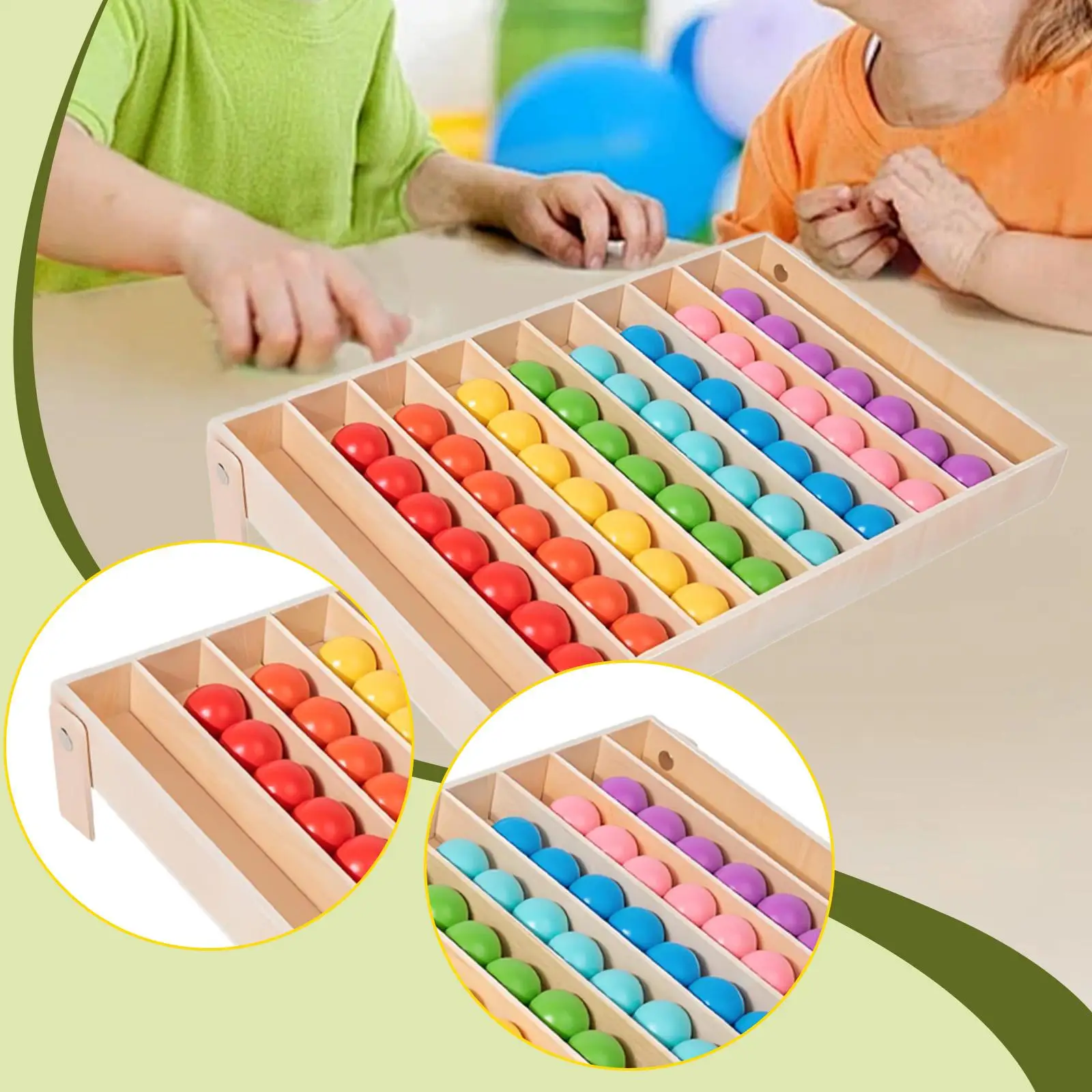 色分けおもちゃ 教育用 ポータブル カラーマッチング 手と目の協調