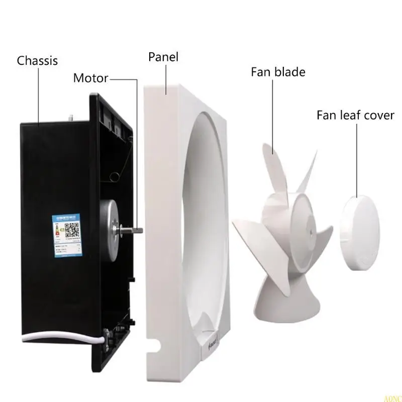 A0NC 6in 8in 10in 12in Badezimmer Lüfterblatt Ersatz für Campers Fan Blade Haushalt