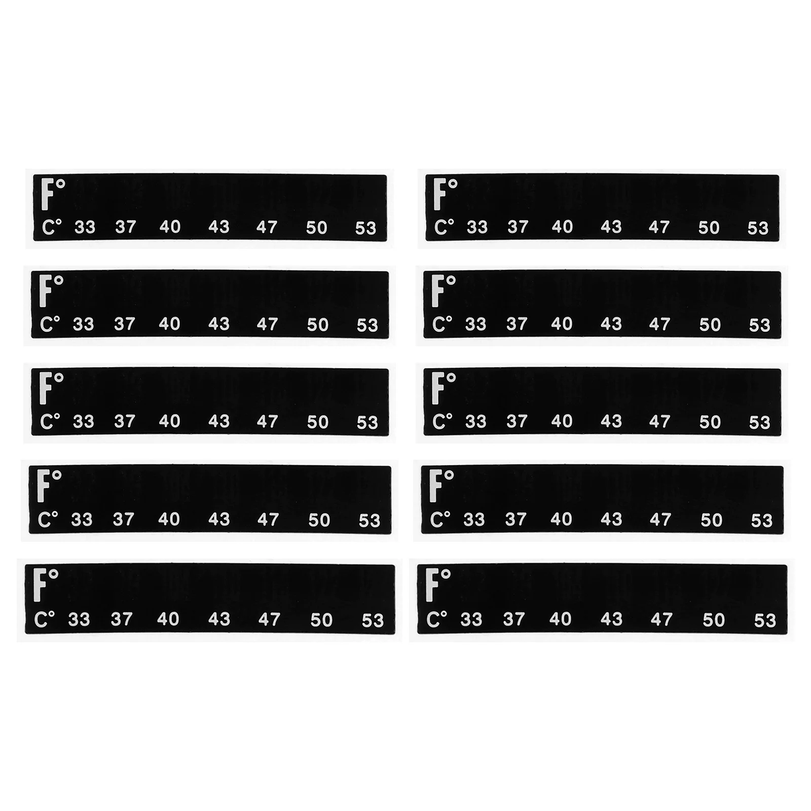 

10Pcs Easy Apply Stick on Thermometer Strips for Home Brewing Bread Fermentation Aquarium Temperature Monitoring