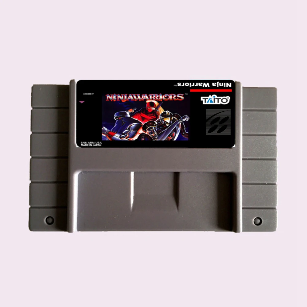 Ninja Warriors NTSC 16 Bit 46 Pin Big Gray Game Card For USA Version Game Player