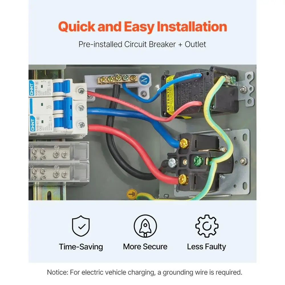 Temporary Power Outlet Panel RV Electrical Panel 20 50 Amp RV Outlet Box