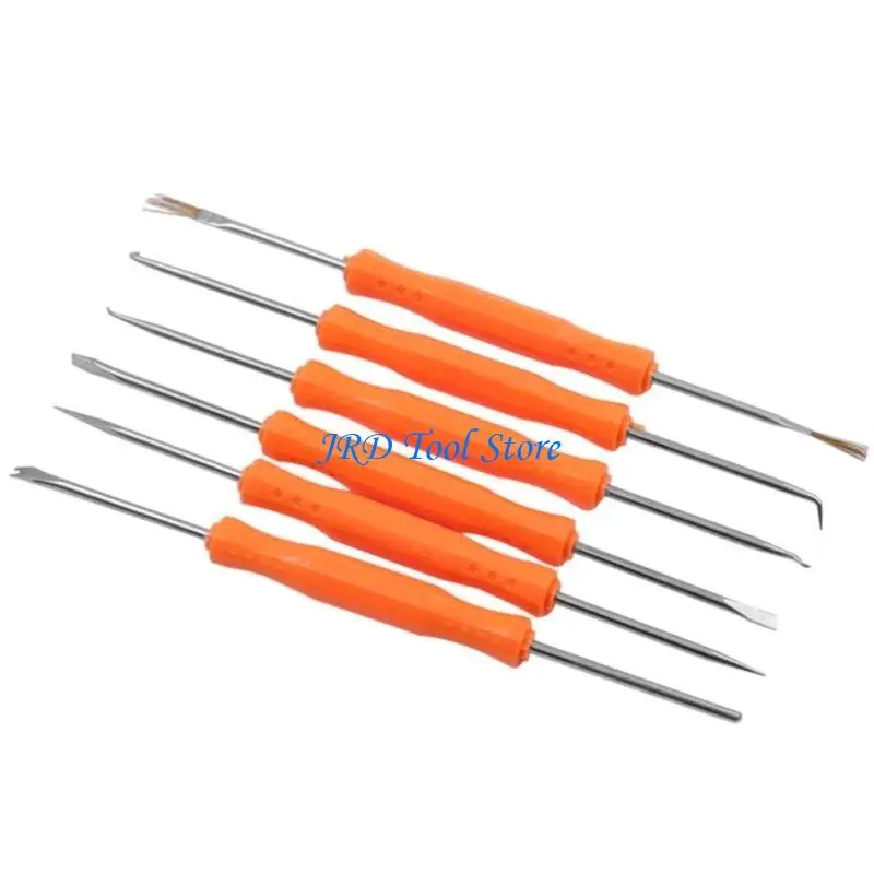 A2UD 6PCS 전자 히트 보조 수리 도구 양면 솔더 보조 원조 수리 도구