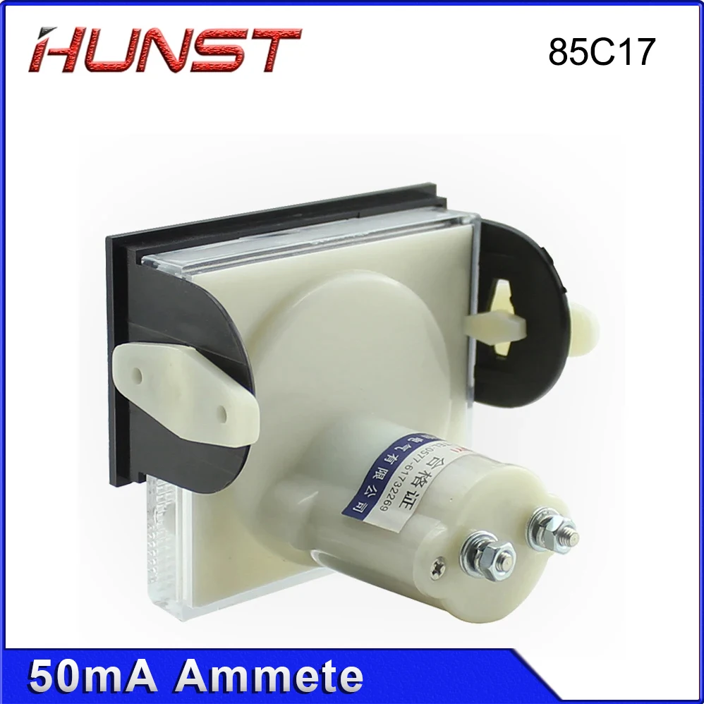 Hunst 50mA مقياس التيار الكهربائي 85C17 DC 0-50mA لوحة لقطع القطع بالليزر CO2