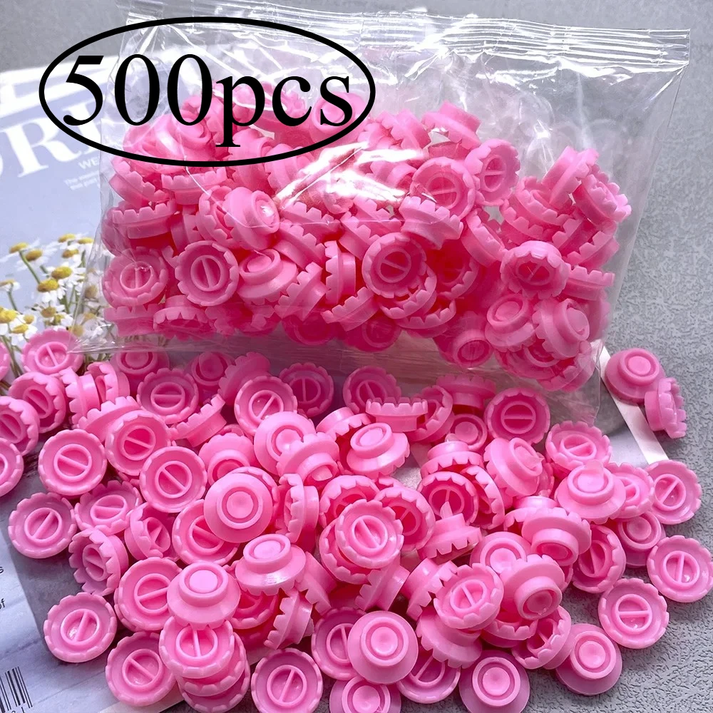 Zanse 500個入り使い捨てまつげグルーファンカップ遅延カップホルダーコンテナタトゥー顔料まつげエクステンションツールまつげ用品