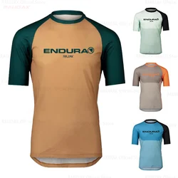 Koszulka RAUDAX ENDURA męska letnia koszulka z krótkimi rękawami Downhill Mtb koszulka Motocross kolarska MTB Offroad DH Racing Maillot Ciclismo Hombre