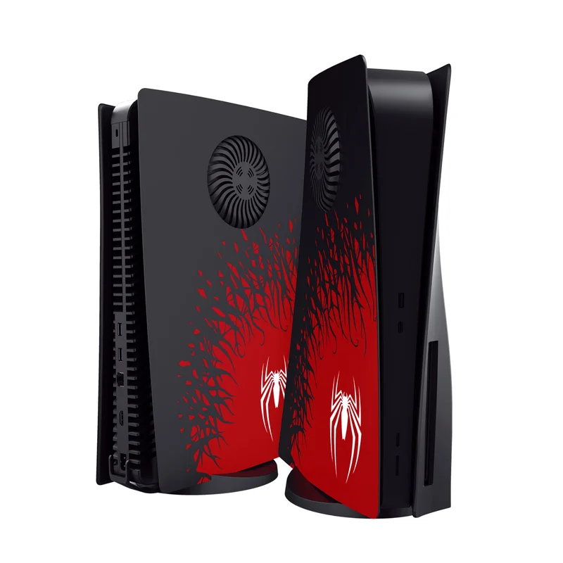 Spider Pattern PS5 Console Cover Cooling Protective Shell Replacement Case For PS5 Game Console