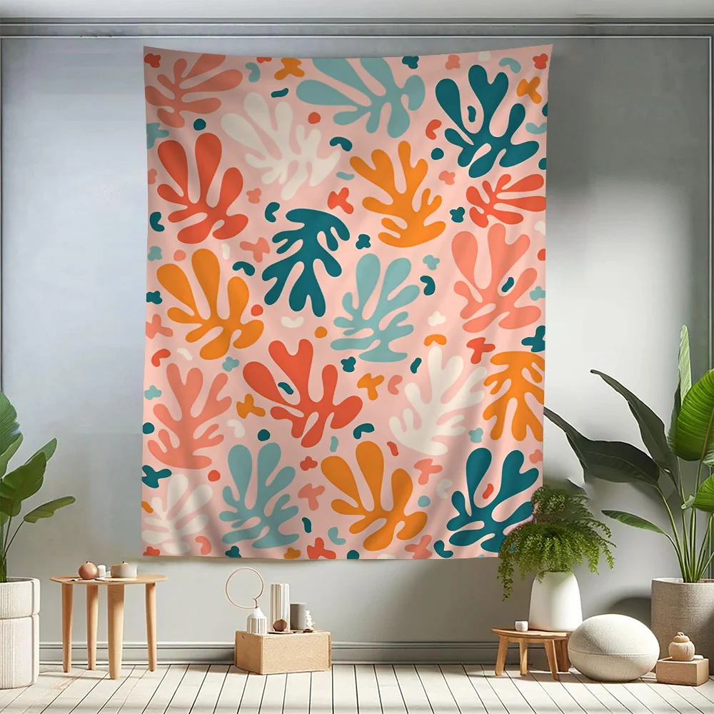

Henri Matisse Abstract Wall Art Flower Market Colour DIY Wall Tapestry Hanging Tarot Hippie Wall Rugs Dorm Home Decor
