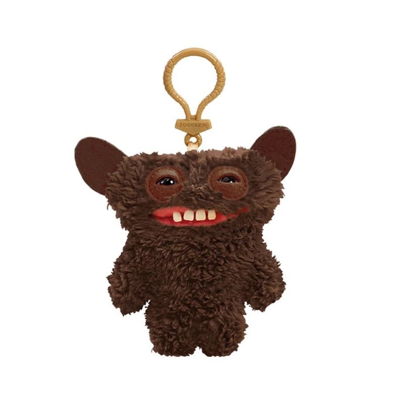 10cm Fuggler Plüsch-Spielzeug Schlüsselanhänger Lustiges Hässliches Zahnmonster Baby Fugg Weit Augenstarrtendes Seltsames Weiches Stofftier Taschenanhänger Schlüsselring Geschenk – Detail 6