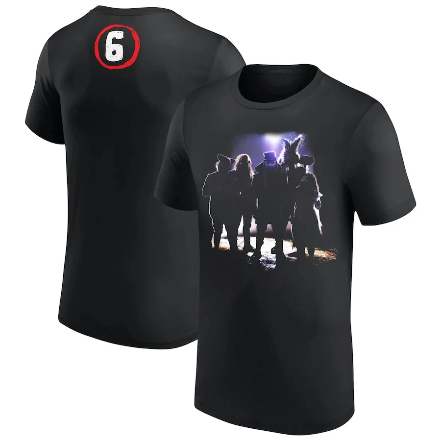 

Streetwear 2024 Summer Women's Printed Black Wyatt Sicks Group Photo Cotton Street Sports Large Size Classic Tshirt Boxing Tee