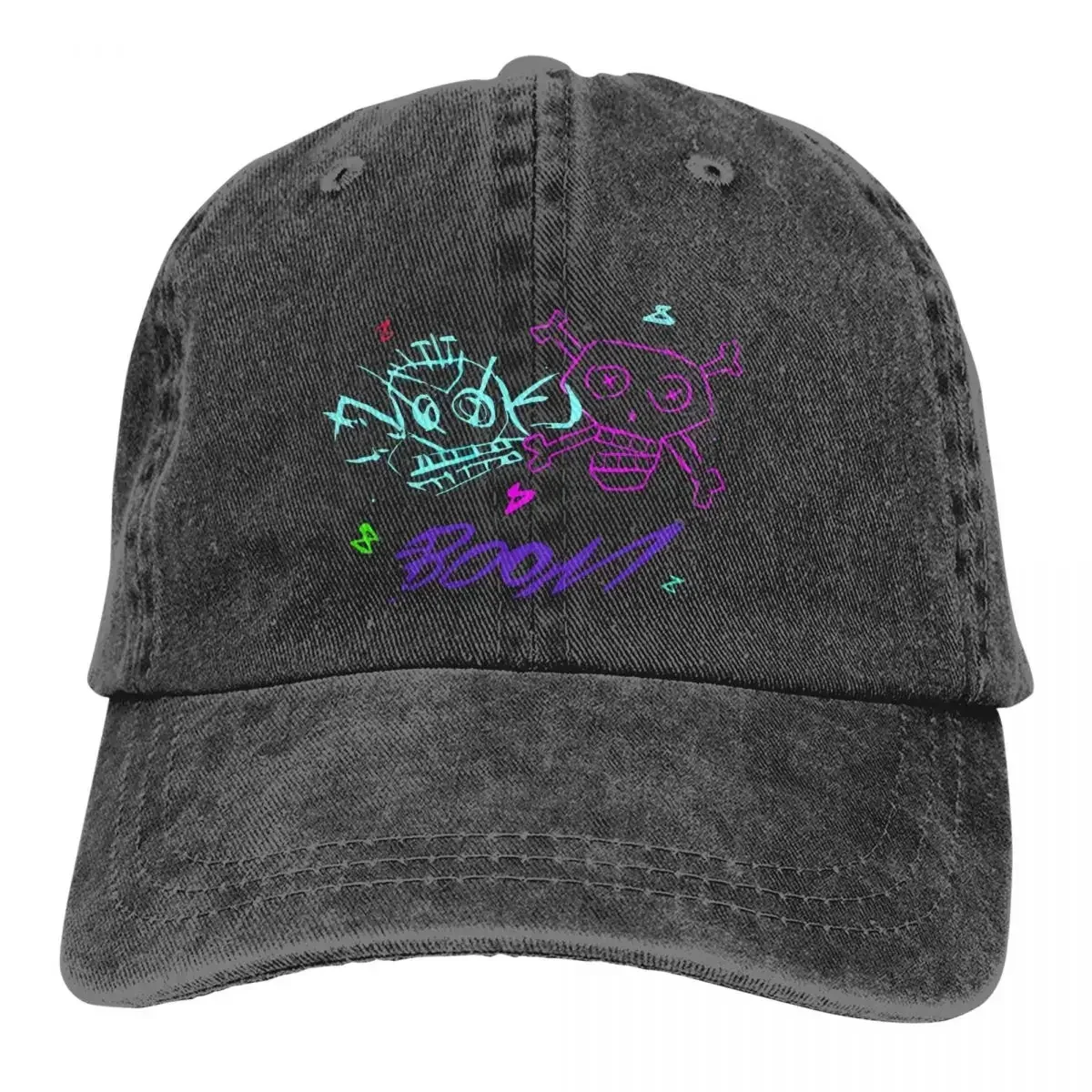 Men's Baseball Cap Jinx Monkey Graffiti Bomb Trucker Snapback Cowboy Caps Dad Hat Arcane League Of Legends Game Golf Hats