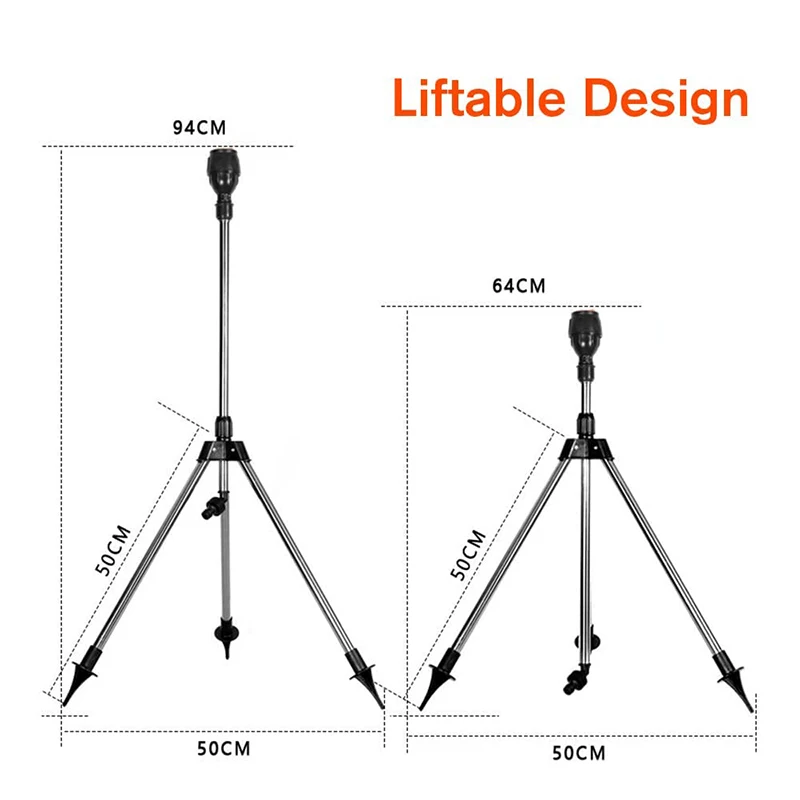 Nowy kreatywny 360 ° obracający się zraszacz wspornik statywu zraszacz podlewanie ogrodu z automatycznym obrotowym nawadnianiem
