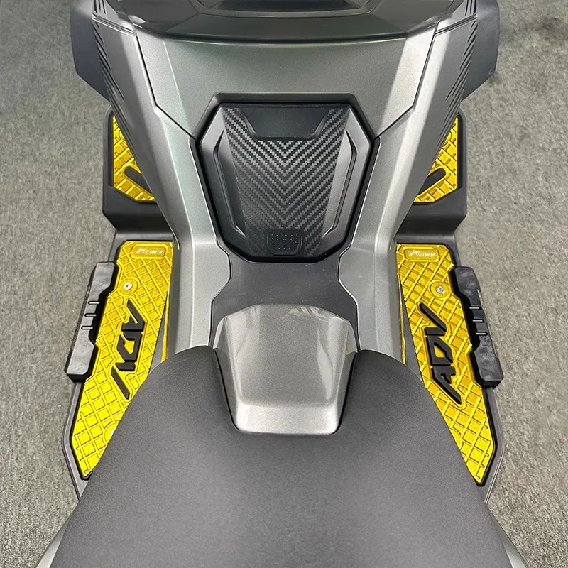 For SYM HUSKY 150 ADV ADV150 150ADV Parts Motorcycles Foot Plate Board Pedals Footrest FootBoard Cover Mat Pad Accessories