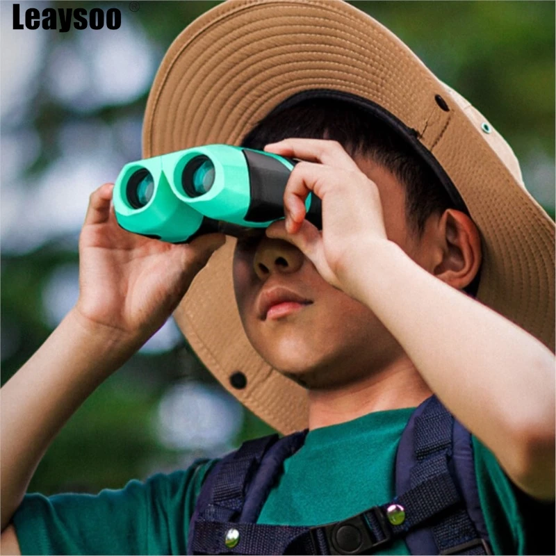 

LEAYSOO 10x22 Binoculars for Children Waterproof 154g HD Portable Telescope for Bird Watching Outdoor Hiking Travel