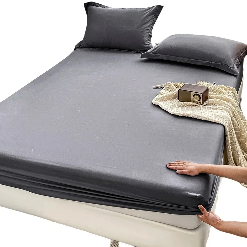 1Pc Grey Fitted She…