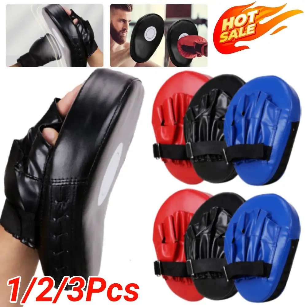 5-Finger Hand Target Kick Boxing Gloves Curved Punching Mitts PU Leather Punch Target Bag Karate Muay Thai Kickboxing Gloves Pad