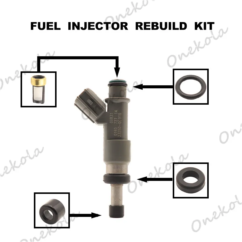 Fuel Injector repair kit Orings Filters  for Toyota 4Runner Tacoma HILUX 2.7L 23250-0c010 23209-0c010 23209-79155