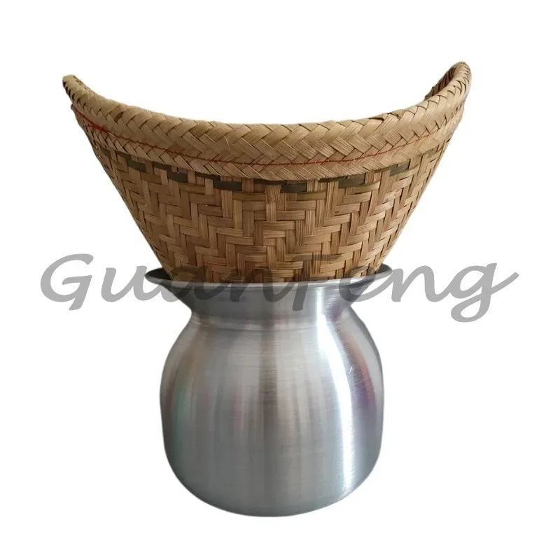 Lao Sticky Rice Steamer, Cookware for Thai Steamed Sticky Rice, Mango Rice & Pineapple Rice
