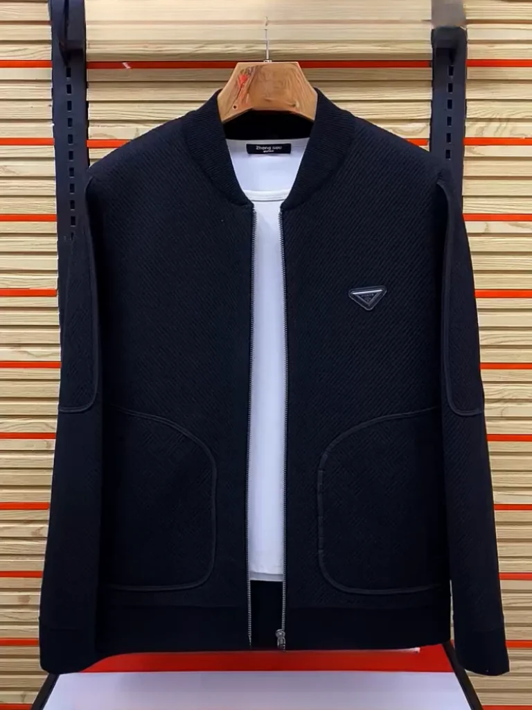 

Comfortable Faionable Knitted Spor Men's Jaet Casual All-Match Outerwear Simptic Korean Sle Autumn New Model