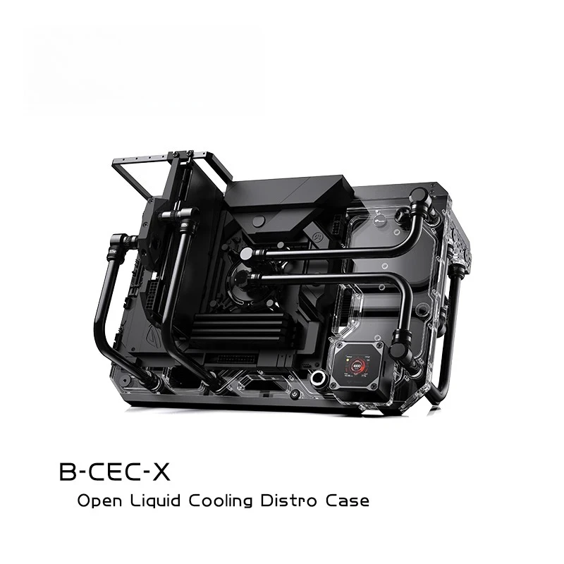 B-CEC-X Open Frame Aluminum PC Case DIY Showcase Bench Vertical Horizontal Dual-use